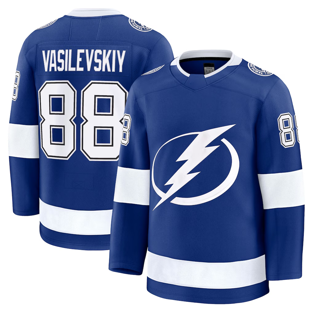 MATTH TB.Lightning #88 Andrei Vasilevskiy Blue Home Breakaway Player Jerseys