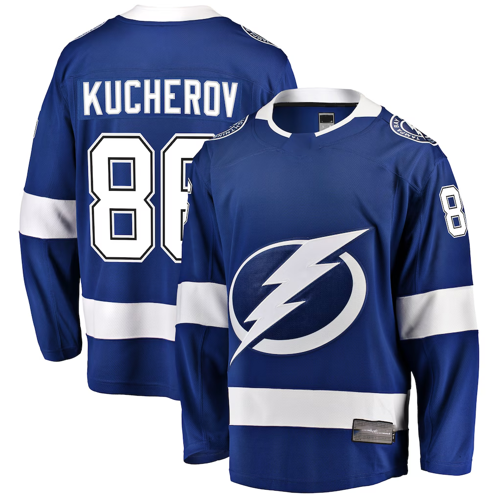 MATTH TB.Lightning #88 Nikita Kucherov Blue Home Breakaway Player Jerseys