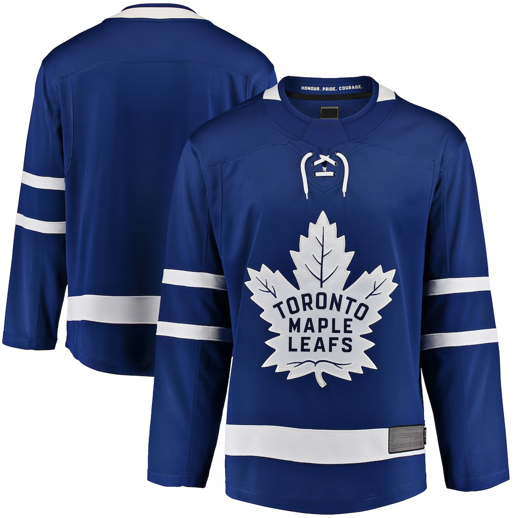 MATTH T.Maple Leafs Blue Breakaway Home Jerseys