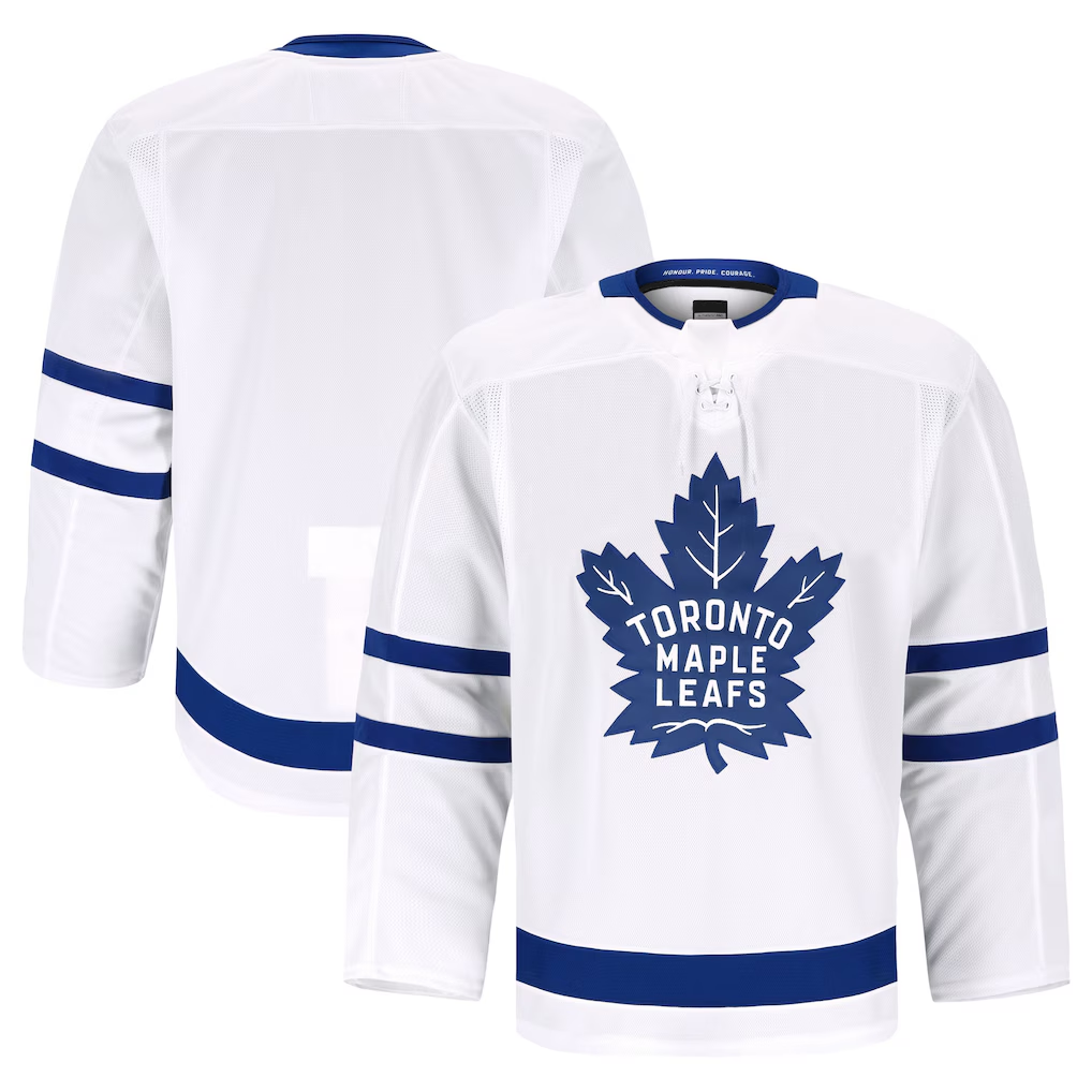 MATTH T.Maple Leafs White Away Authentic Pro Jerseys
