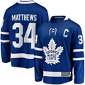 MATTH T.Maple Leafs #34 Auston Matthews Blue Captain Patch Home Breakaway Player Jerseys