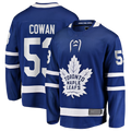MATTH T.Maple Leafs #53 Easton Cowan Blue Home Breakaway Jerseys