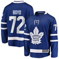 MATTH T.Maple Leafs #72 Travis Boyd Blue Home Breakaway Jerseys