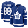 MATTH T.Maple Leafs #88 William Nylander Blue Home Premium Jerseys