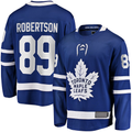 MATTH T.Maple Leafs #89 Nicholas Robertson Blue Home Premier Breakaway Player Jerseys