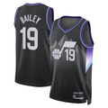MATTH U.Jazz #19 Ace Bailey Black Swingman Player Jerseys - Statement Edition