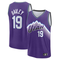 MATTH U.Jazz #19 Ace Bailey Fanatics Purple Fast Break Replica Jerseys - Icon Edition