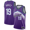 MATTH U.Jazz #19 Ace Bailey Purple Swingman Jerseys - Icon Edition