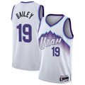 MATTH U.Jazz #19 Ace Bailey White Swingman Jerseys- Association Edition