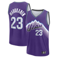 MATTH U.Jazz #23 Lauri Markkanen Fanatics Purple Fast Break Replica Jerseys - Icon Edition