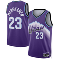 MATTH U.Jazz #23 Lauri Markkanen Purple Swingman Jerseys - Icon Edition