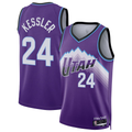 MATTH U.Jazz #24 Walker Kessler Purple Swingman Jerseys- Icon Edition