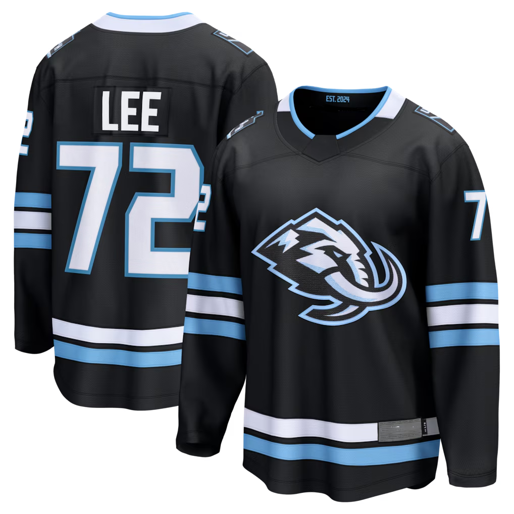 MATTH U.Mammoth #72 Anders Lee Black Home Breakaway Jerseys