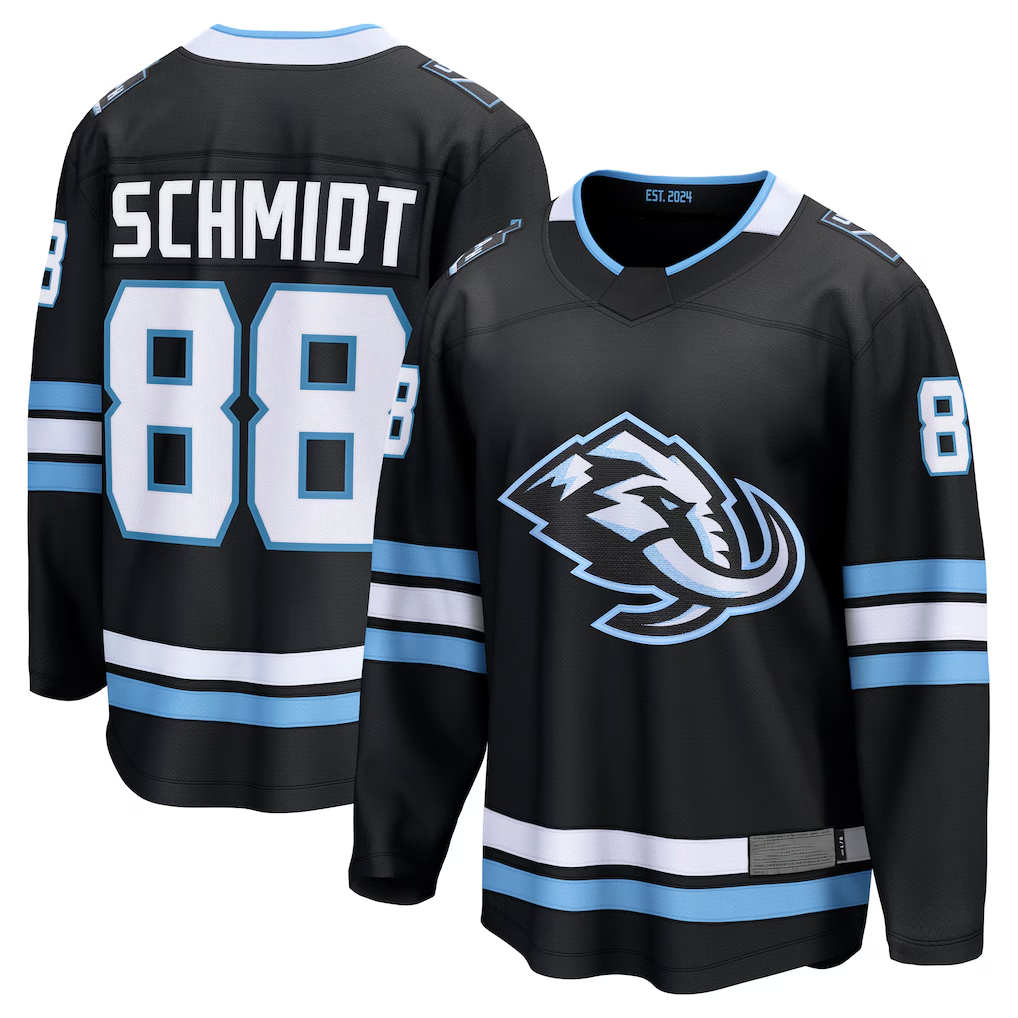 MATTH U.Mammoth #88 Nate Schmidt Black Home Breakaway Player Jerseys