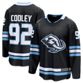 MATTH U.Mammoth #92 Logan Cooley Black Home Breakaway Jerseys