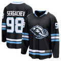 MATTH U.Mammoth #98 Mikhail Sergachev Black Home Breakaway Player Jerseys