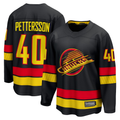 MATTH V.Canucks #40 Elias Pettersson Black Breakaway Jerseys