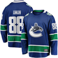 MATTH V.Canucks #88 Nils Aman Blue Home Premier Breakaway Player Jerseys