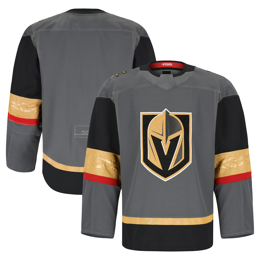 MATTH V.Golden Knights Gray Alternate Authentic Pro Jerseys