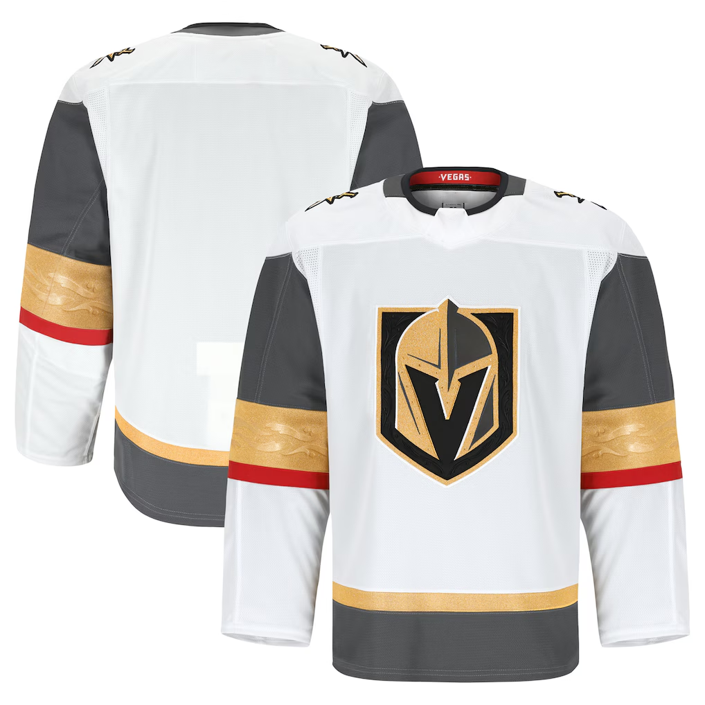 MATTH V.Golden Knights White Away Authentic Pro Jerseys