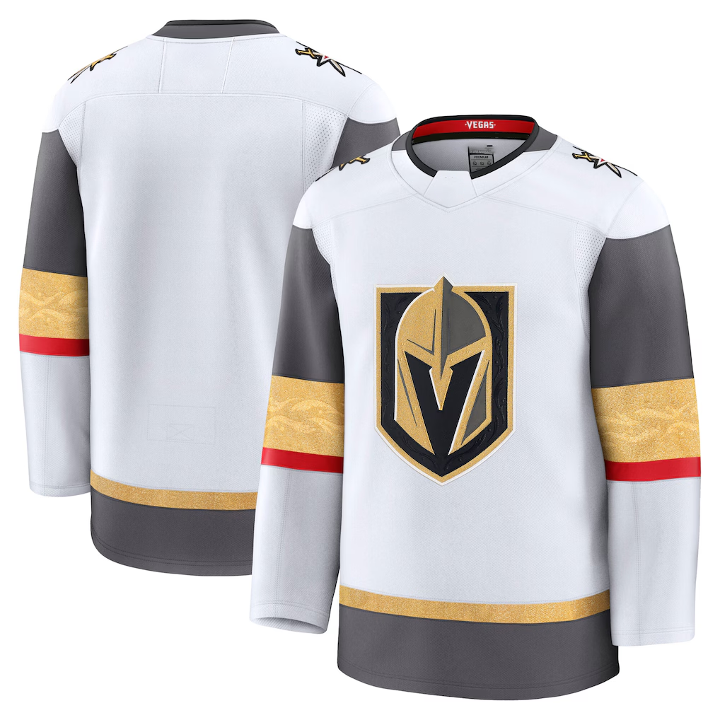 MATTH V.Golden Knights White Away Premium Jerseys