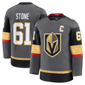 MATTH V.Golden Knights #61 Mark Stone Gray Alternate Premium Jerseys