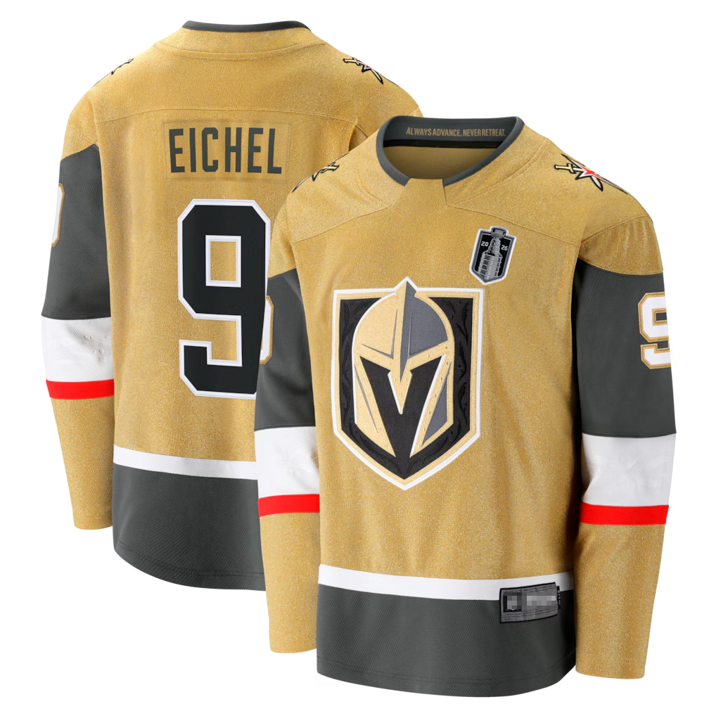 MATTH V.Golden Knights #9 Jack Eichel Gold 2026 Stanley Cup Final Breakaway Jerseys