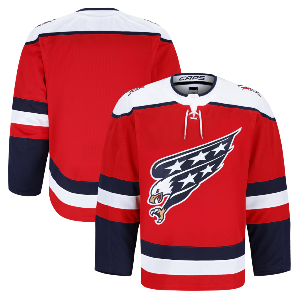 MATTH W.Capitals Red Alternate Authentic Pro Jerseys