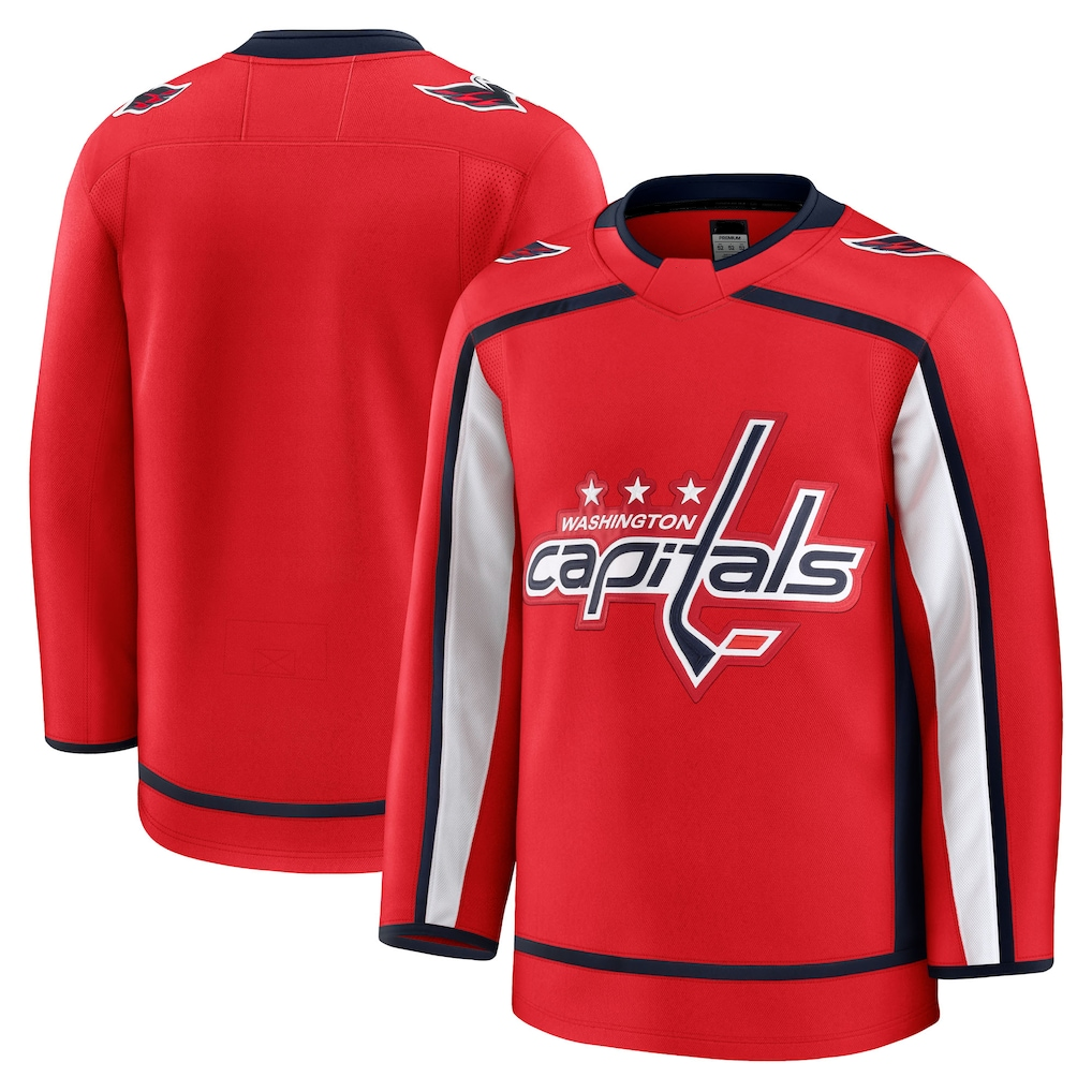 MATTH W.Capitals Red Home Premium Jerseys