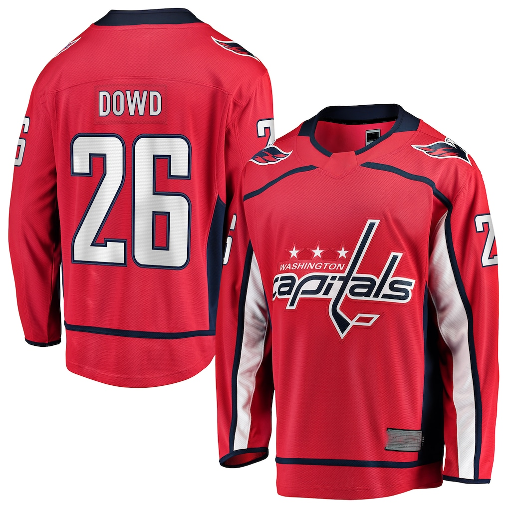 MATTH W.Capitals #26 Nic Dowd Red Home Breakaway Player Jerseys