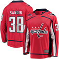 MATTH W.Capitals #38 Rasmus Sandin Red Home Breakaway Jerseys