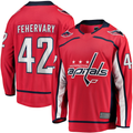 MATTH W.Capitals #42 Martin Fehervary Red Home Breakaway Player Jerseys