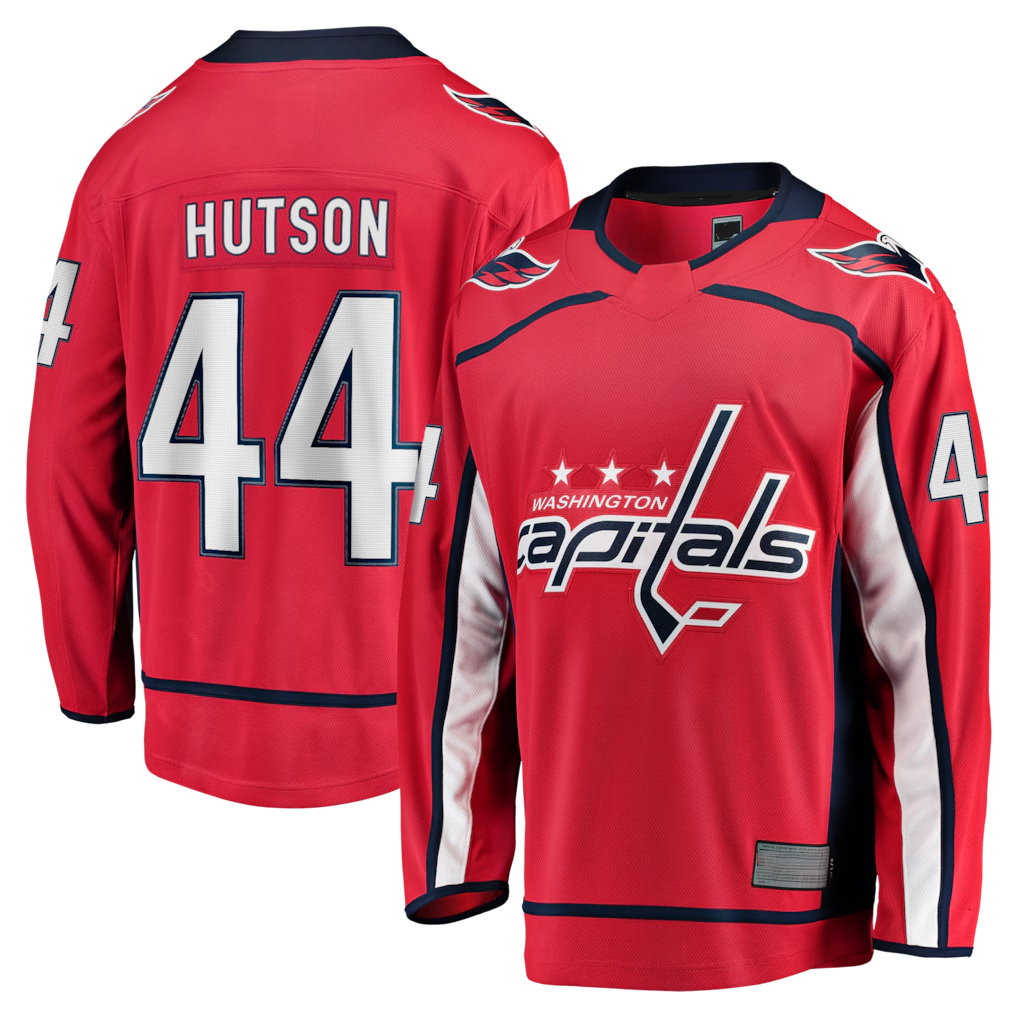 MATTH W.Capitals #44 Cole Hutson Red Home Breakaway Jerseys