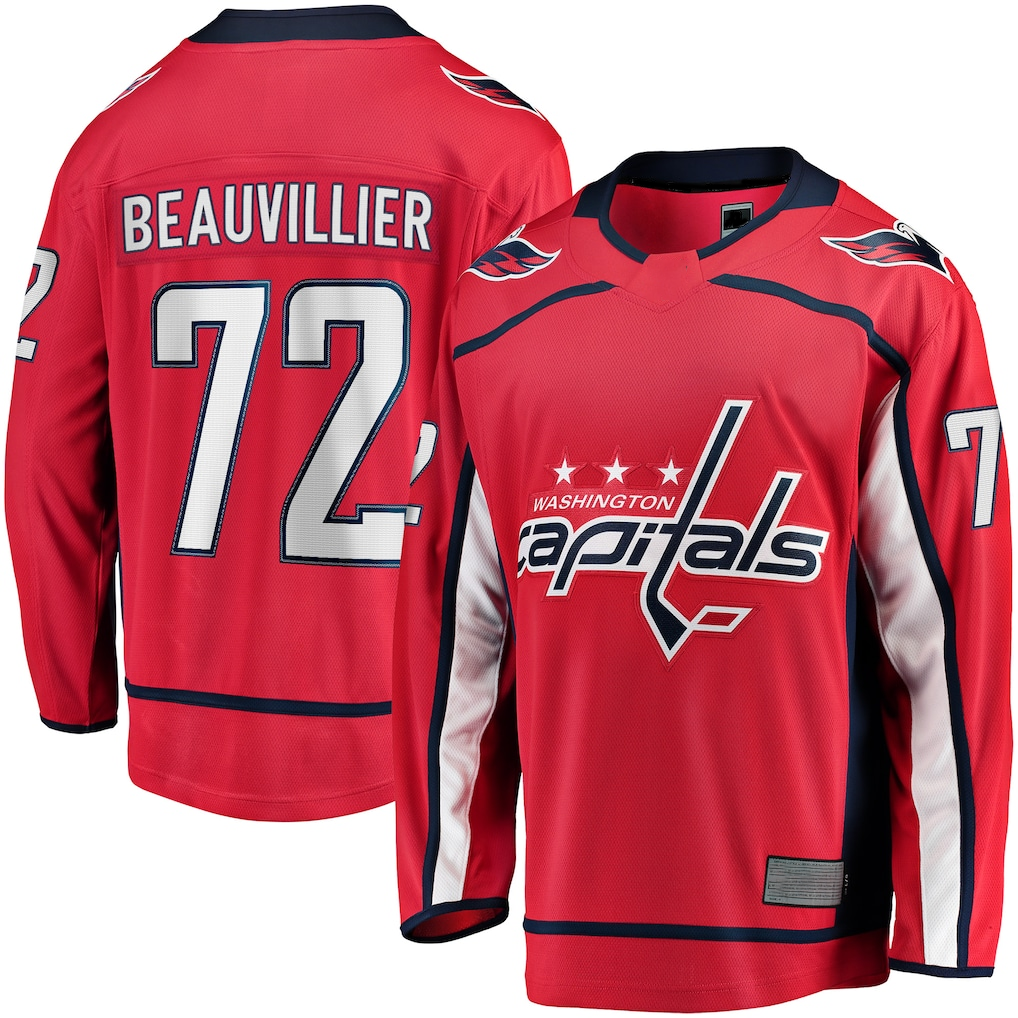 MATTH W.Capitals #72 Anthony Beauvillier Red Home Breakaway Jerseys