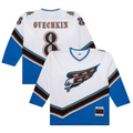 MATTH W.Capitals #8 Alexander Ovechkin Mitchell & Ness White 2005-06 Power Play Jerseys