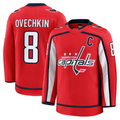 MATTH W.Capitals #8 Alexander Ovechkin Red Home Premium Jerseys