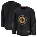 MATTH W.Jets Black 2024 Military Appreciation Practice Jerseys