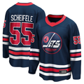 MATTH W.Jets #55 Mark Scheifele Navy Breakaway Jerseys