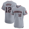 MATTH W.Nationals #12 Brady House Player Gray City Connect Elite Alternate Stitched Jerseys