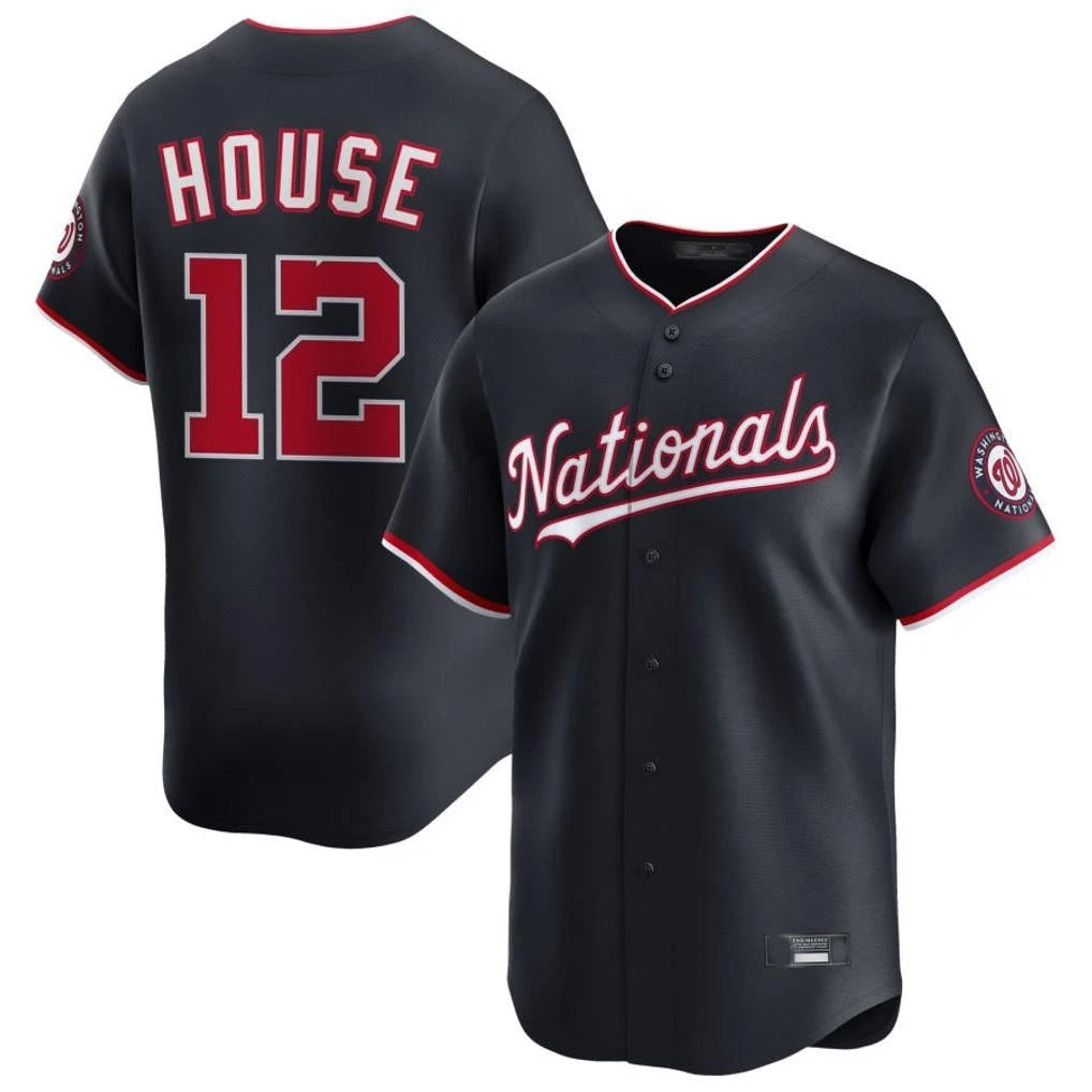 MATTH W.Nationals #12 Brady House Player Navy Alternate Limited Game Stitched Jerseys