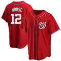 MATTH W.Nationals #12 Brady House Player Red  Alternate Game Stitched Jerseys