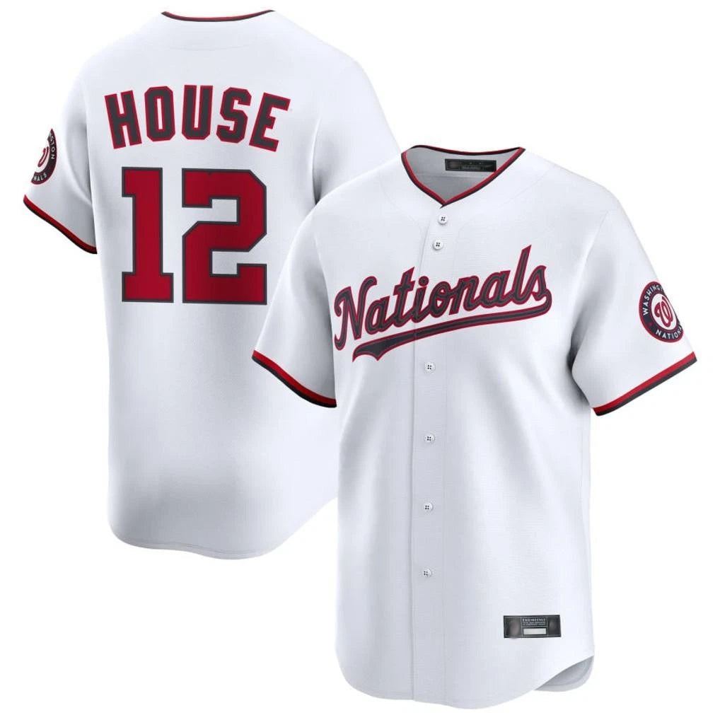MATTH W.Nationals #12 Brady House Player White Alternate Limited Game Stitched Jerseys