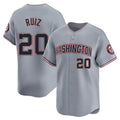 MATTH W.Nationals #20 Keibert Ruiz Player Gray City Connect Elite Alternate Stitched Jerseys
