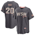 MATTH W.Nationals #20 Keibert Ruiz Player Gray City Connect Stitched Jerseys
