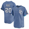 MATTH W.Nationals #20 Keibert Ruiz Player Light Blue Limited City Connect Stitched Jerseys