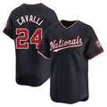MATTH W.Nationals #24 Cade Cavalli Player Navy Alternate Limited Replica Jerseys