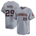 MATTH W.Nationals #29 James Wood Player Gray City Connect Limited Alternate Stitched Jerseys