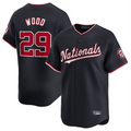 MATTH W.Nationals #29 James Wood Player Navy Limited Stitched Jerseys