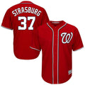 MATTH W.Nationals #37 Stephen Strasburg Player Red Cool Alternate Player Stitched Jerseys