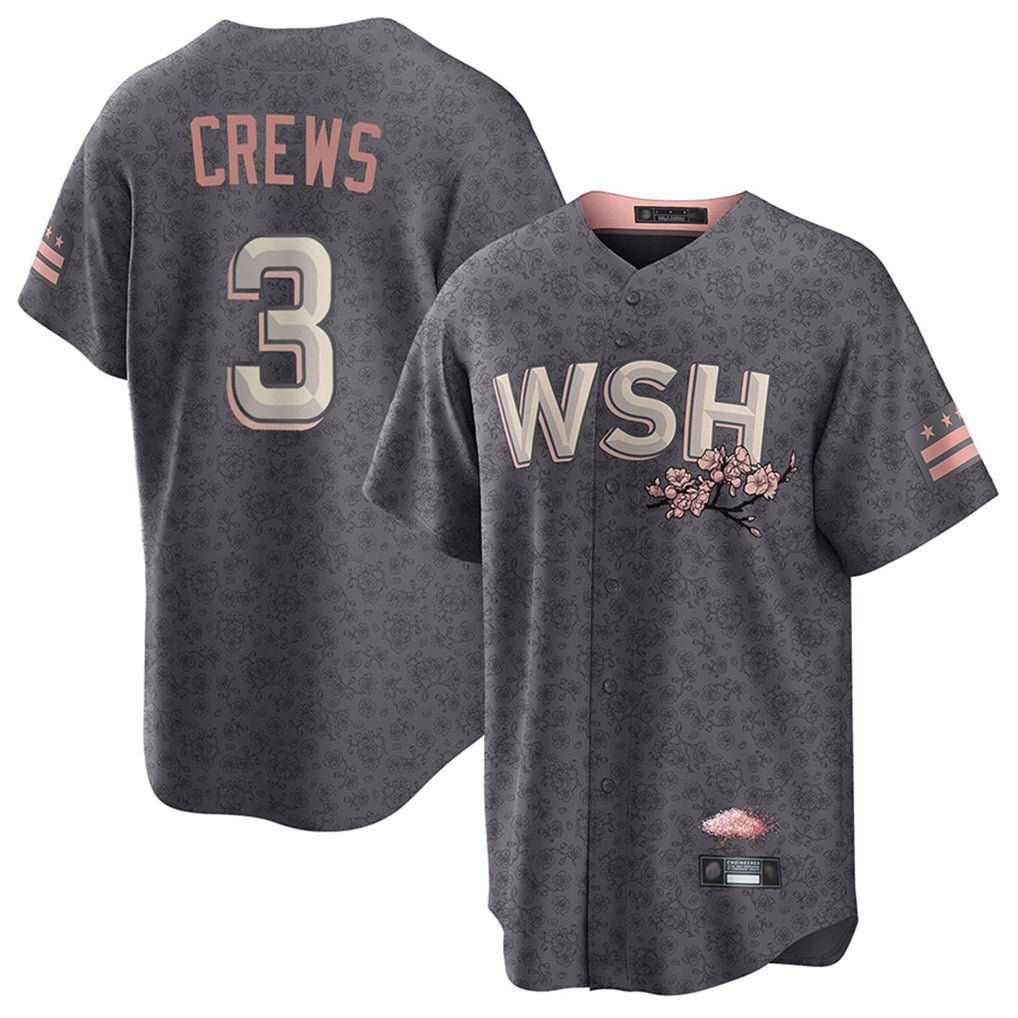 MATTH W.Nationals #3 Dylan Crews Player City Connect Stitched Jerseys